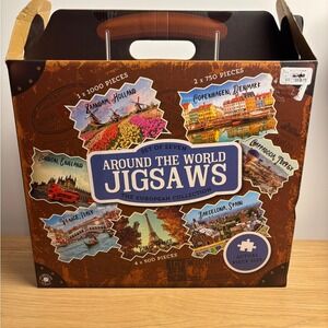 Professor Puzzle Around the World Jigsaws European Collection Set of 7 Puzzles